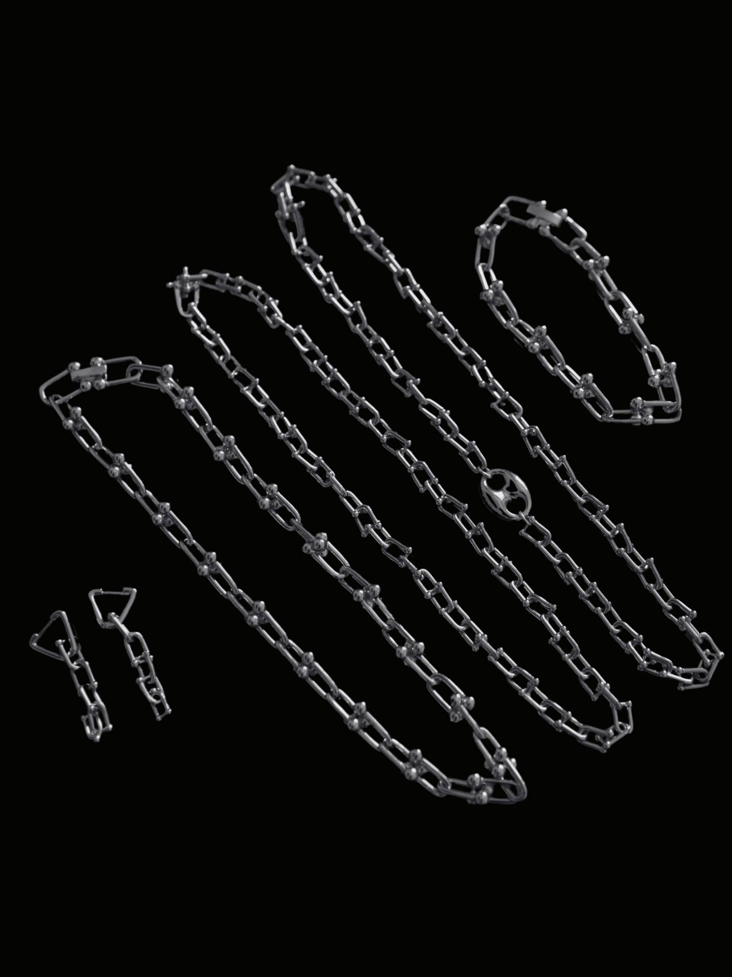 Raw Edge Earrings