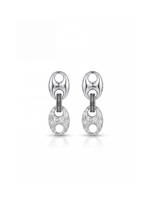Devotion Pavé Link Earrings