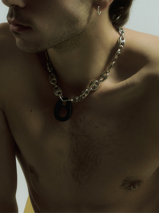 Black Stone Necklace 05