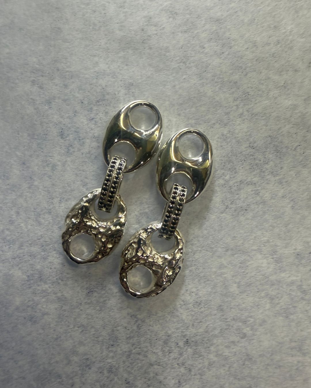Devotion Pavé Link Earrings