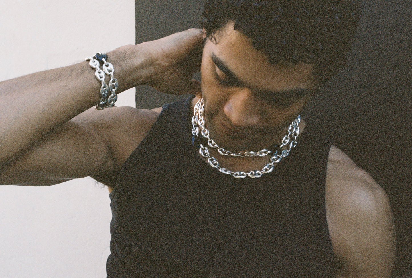 Black Stone Necklace 002
